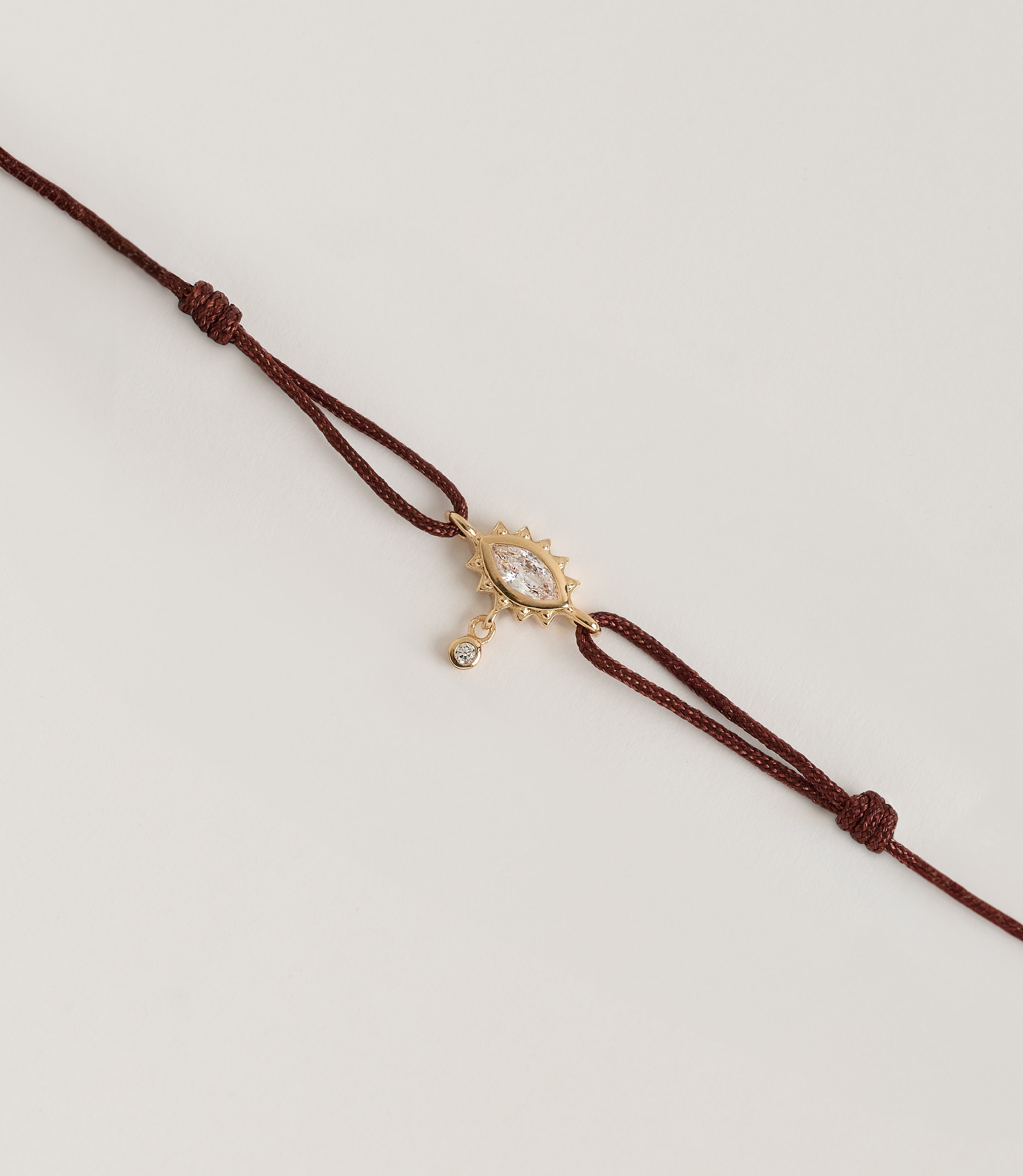 Bracelet cordon oeil