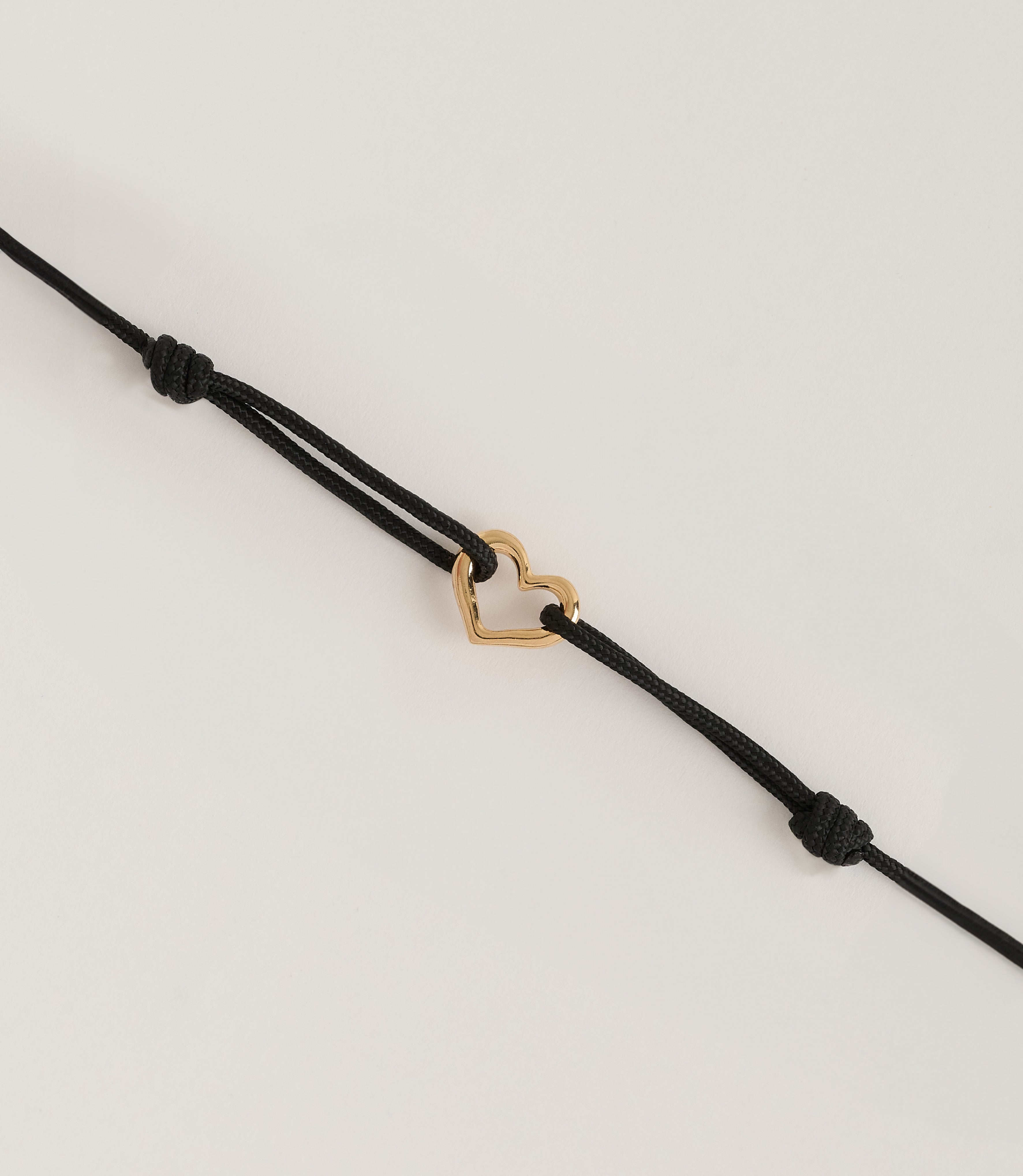 Bracelet cordon coeur