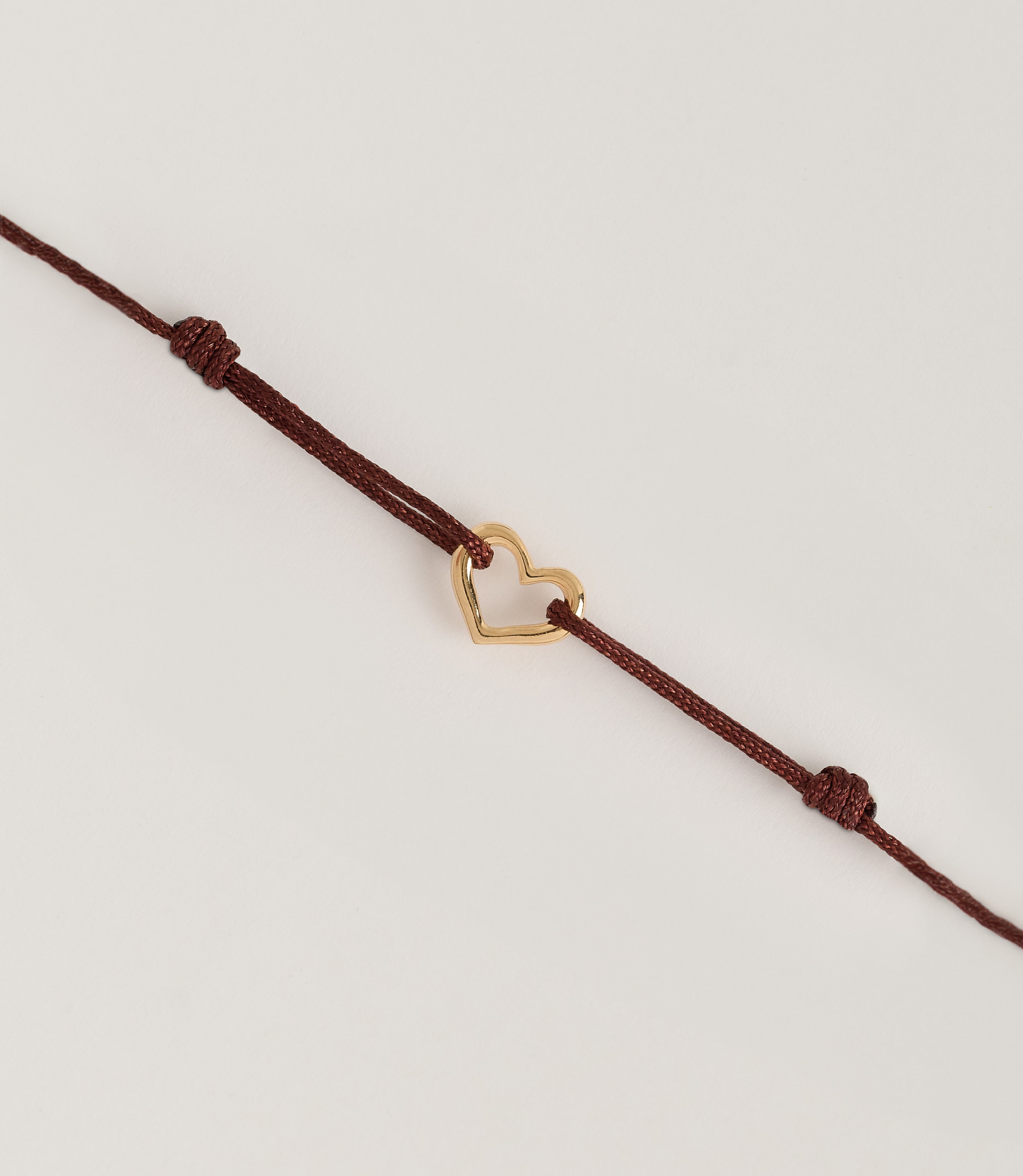 Bracelet cordon coeur