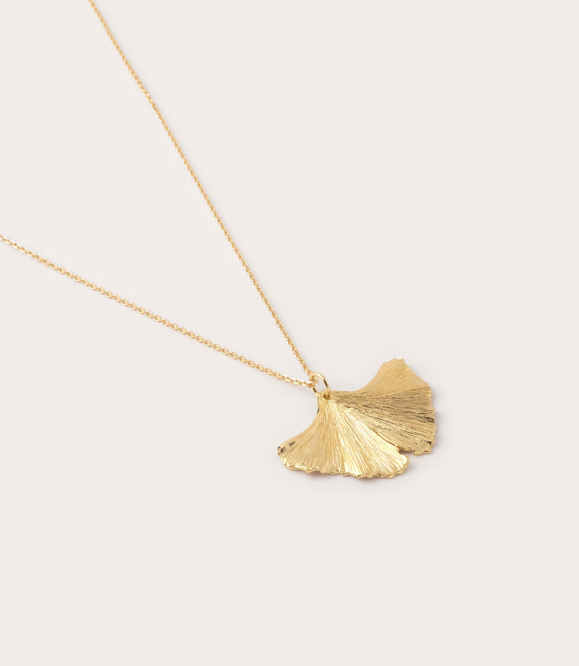 Gingko necklace